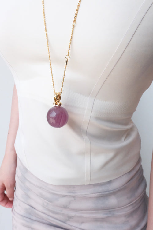 Crystal ball pendant