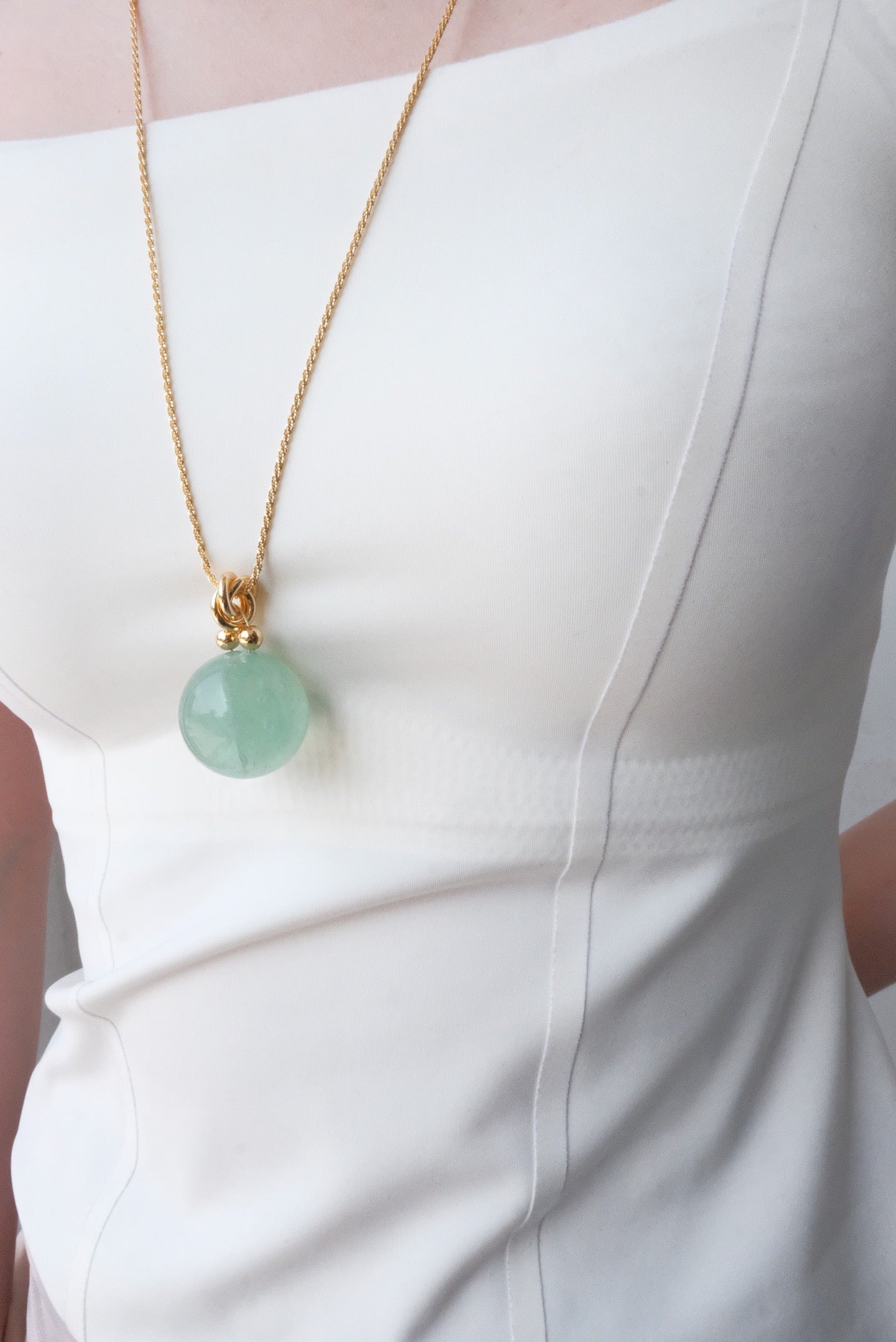 Crystal ball pendant