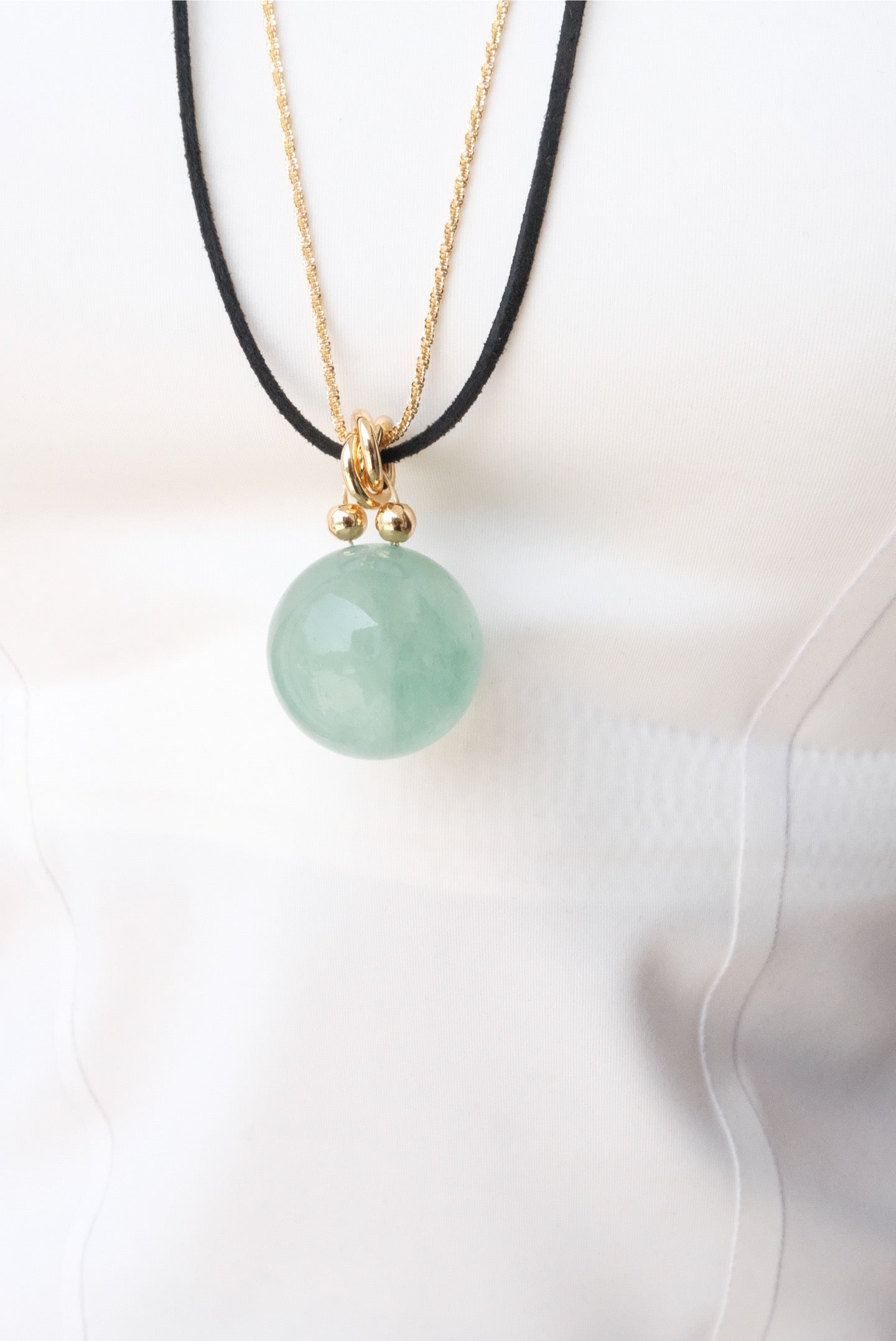 Crystal ball pendant