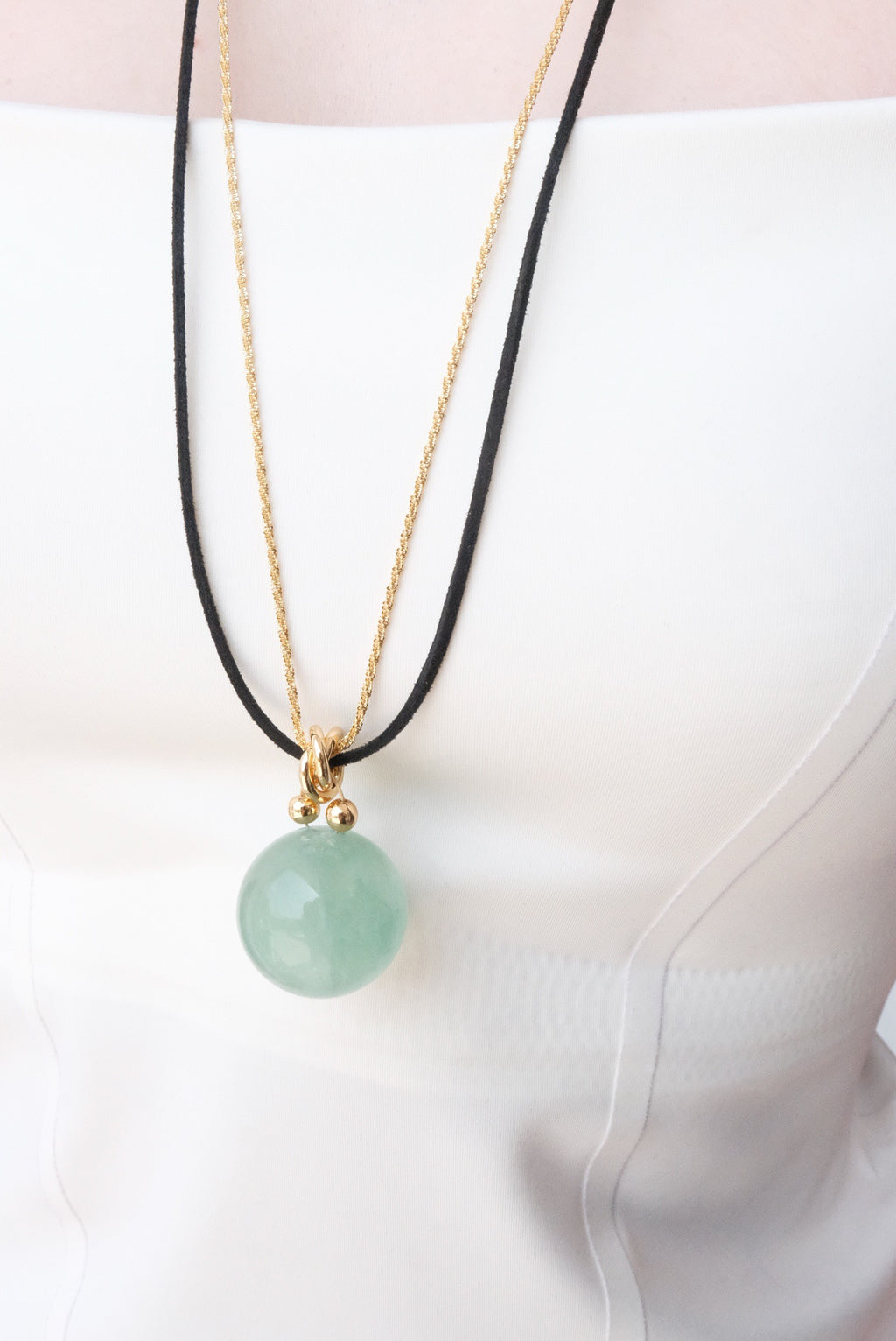 Crystal ball pendant